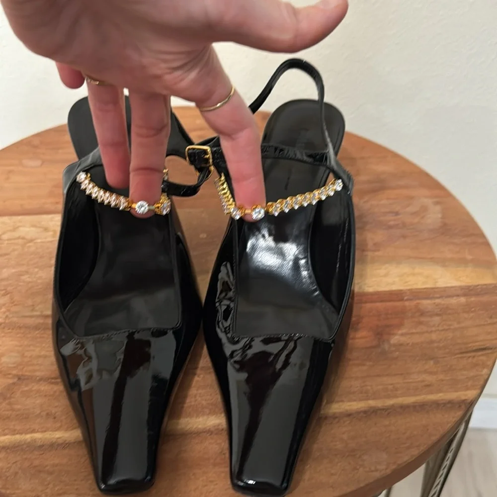 KHAITE Sidney 65mm patent pumps - Picture 4 of 9